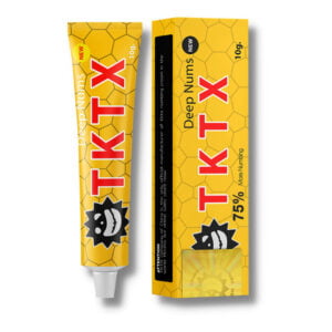 TKTX Yellow 75% Tattoo Numbing Cream