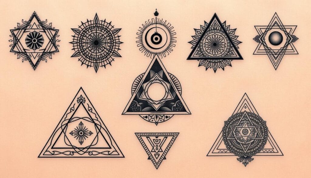 triangle tattoo designs