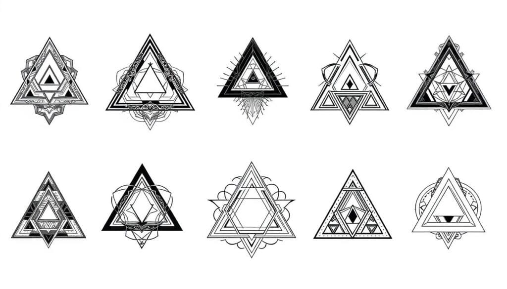 triangle tattoo designs