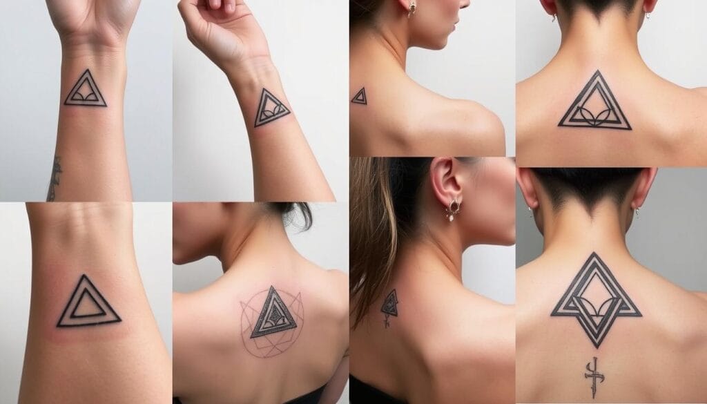 triangle tattoo placement