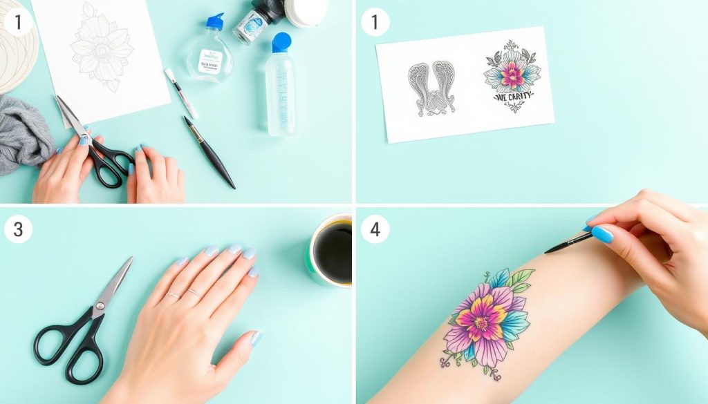 HOW TO MAKE A TEMPORARY TATTOO AT HOME