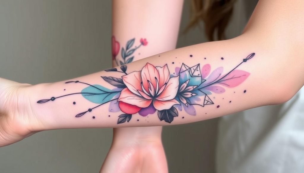 trendy forearm tattoos for girls