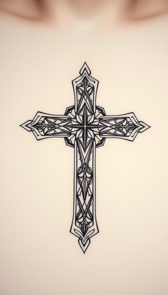 cross tattoo design