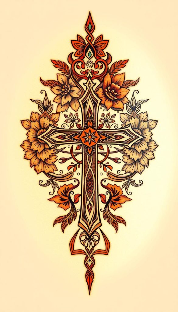 cultural faith tattoo design